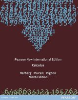 Calculus, Pearson New International Edition, 9th edition