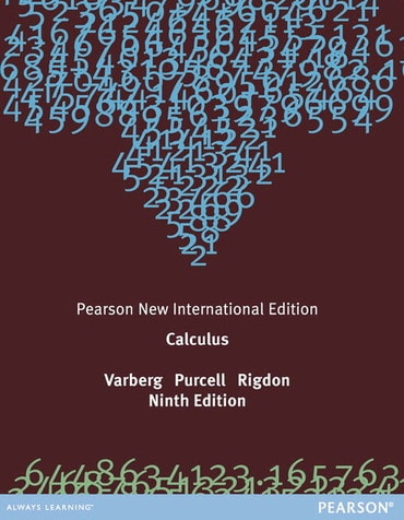 Calculus, Pearson New International Edition, 9th edition