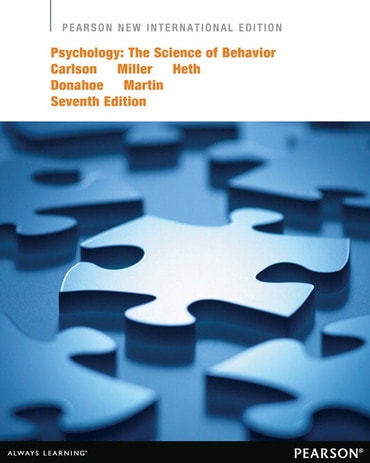 Psychology, Pearson New International Edition, 7th edition
