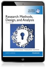 Research Methods, Design, and Analysis, Global Edition, 12th edition