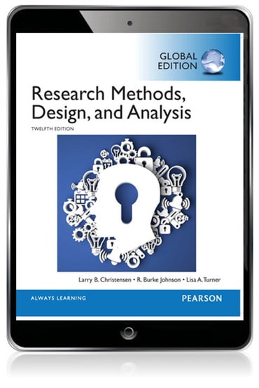 Research Methods, Design, and Analysis, Global Edition, 12th edition