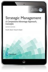 Strategic Management: A Competitive Advantage Approach, Concepts, Global Edition, 16th edition