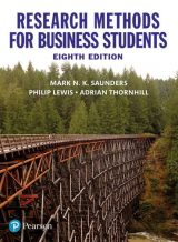 Research Methods for Business Students, 8th edition