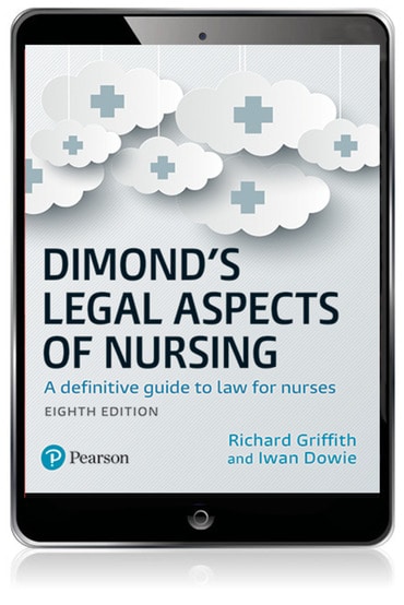 Dimond's Legal Aspects of Nursing: A Definitive Guide To Law For Nurses, 8th edition