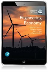 Engineering Economy, Global Edition, 17th edition