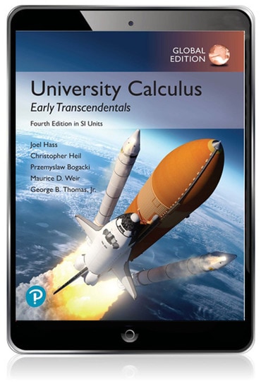 University Calculus: Early Transcendentals, Global Edition, 4th edition