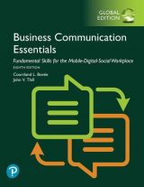 Business Communication Essentials: Fundamental Skills for the Mobile-Digital-Social Workplace, Global Edition, 8th edition