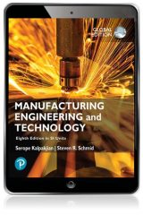 Manufacturing Engineering and Technology in SI Units, Global Edition, 8th edition