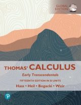 Thomas' Calculus: Early Transcendentals, 15th edition