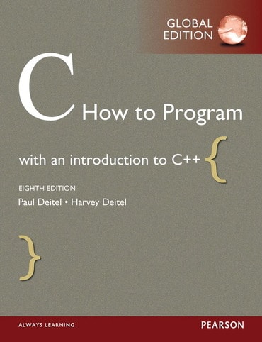 C How to Program, Global Edition, 8th edition